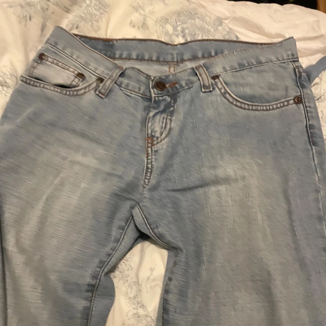 Ljusblå bootcut jeans från Dallas Jeans - 2