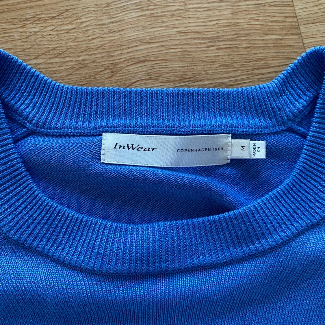 Blå stickad tröja från InWear - 3