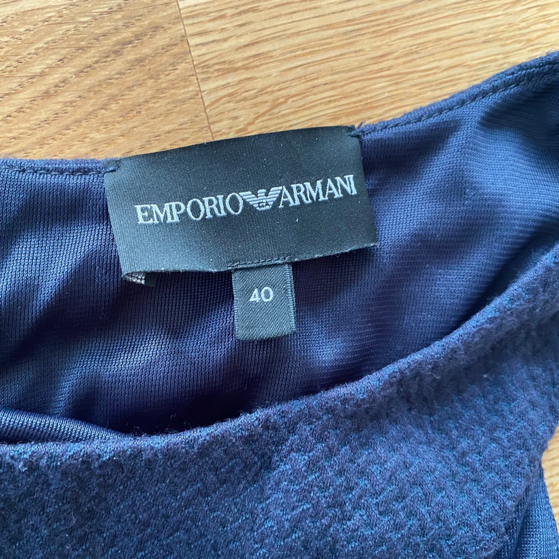 Marinblå långklänning Emporio Armani - 2