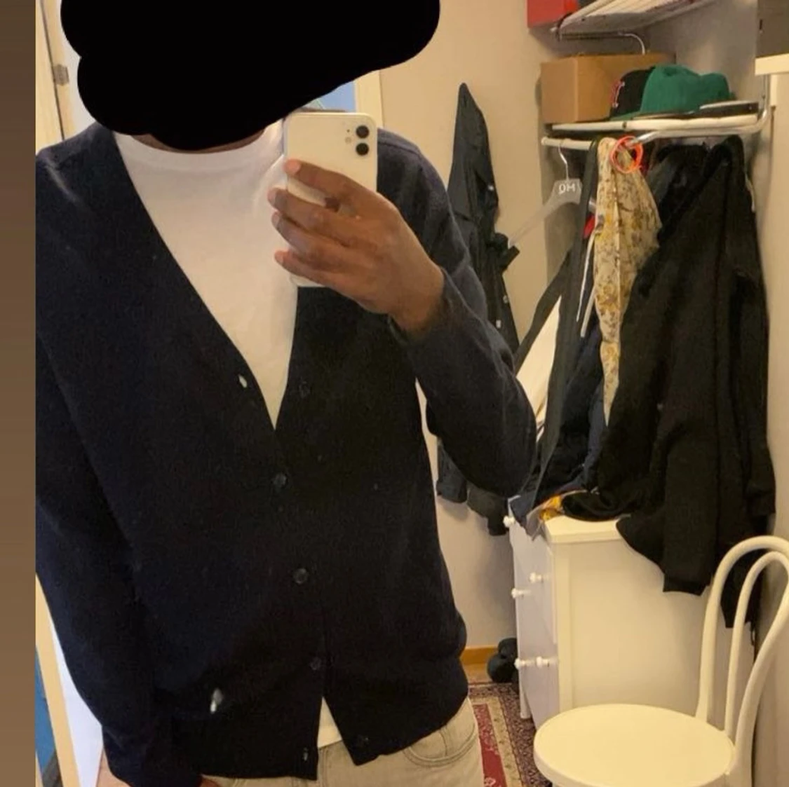 Mörkblå kofta från Matinique