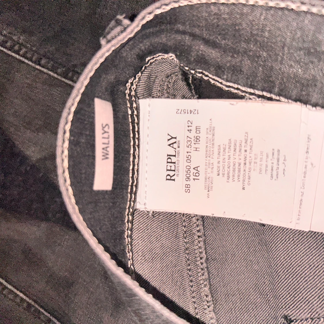 Replay Wallys grå jeans, straight fit - 2
