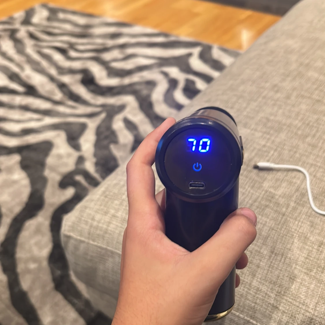 Massagepistol med digital display - 2