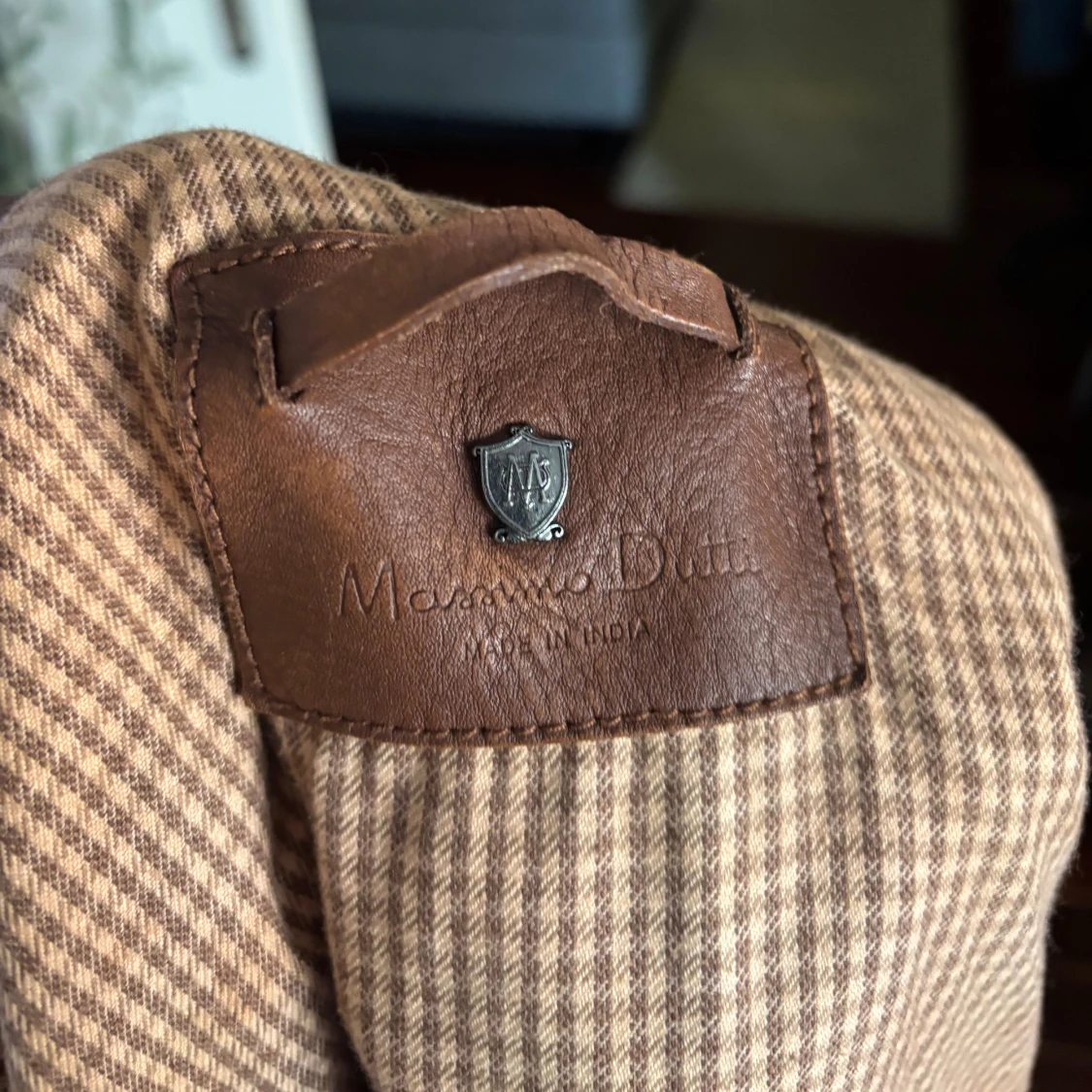 Brun skinnjacka från Massimo Dutti - 1