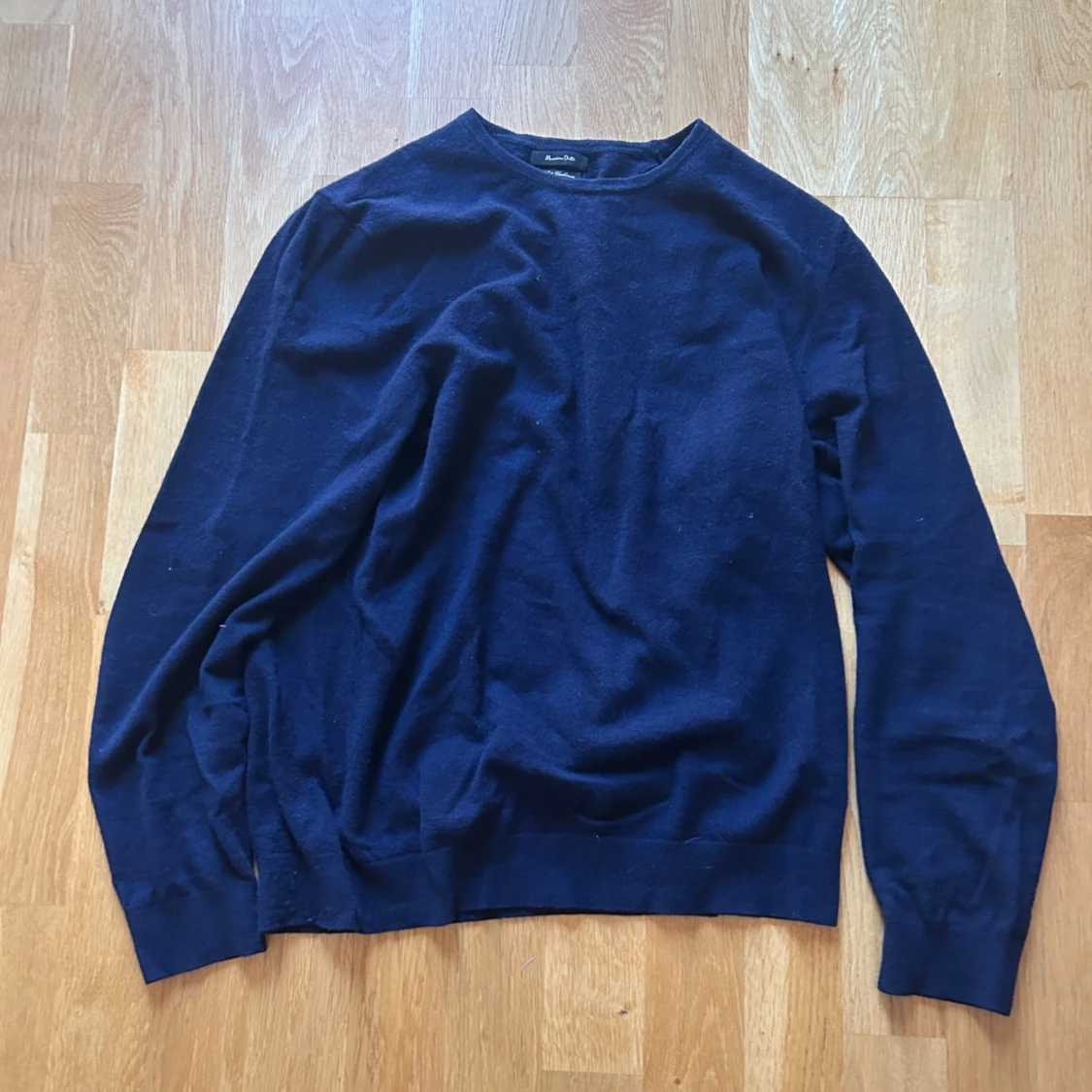 Mörkblå kashmirtröja Massimo Dutti - 2