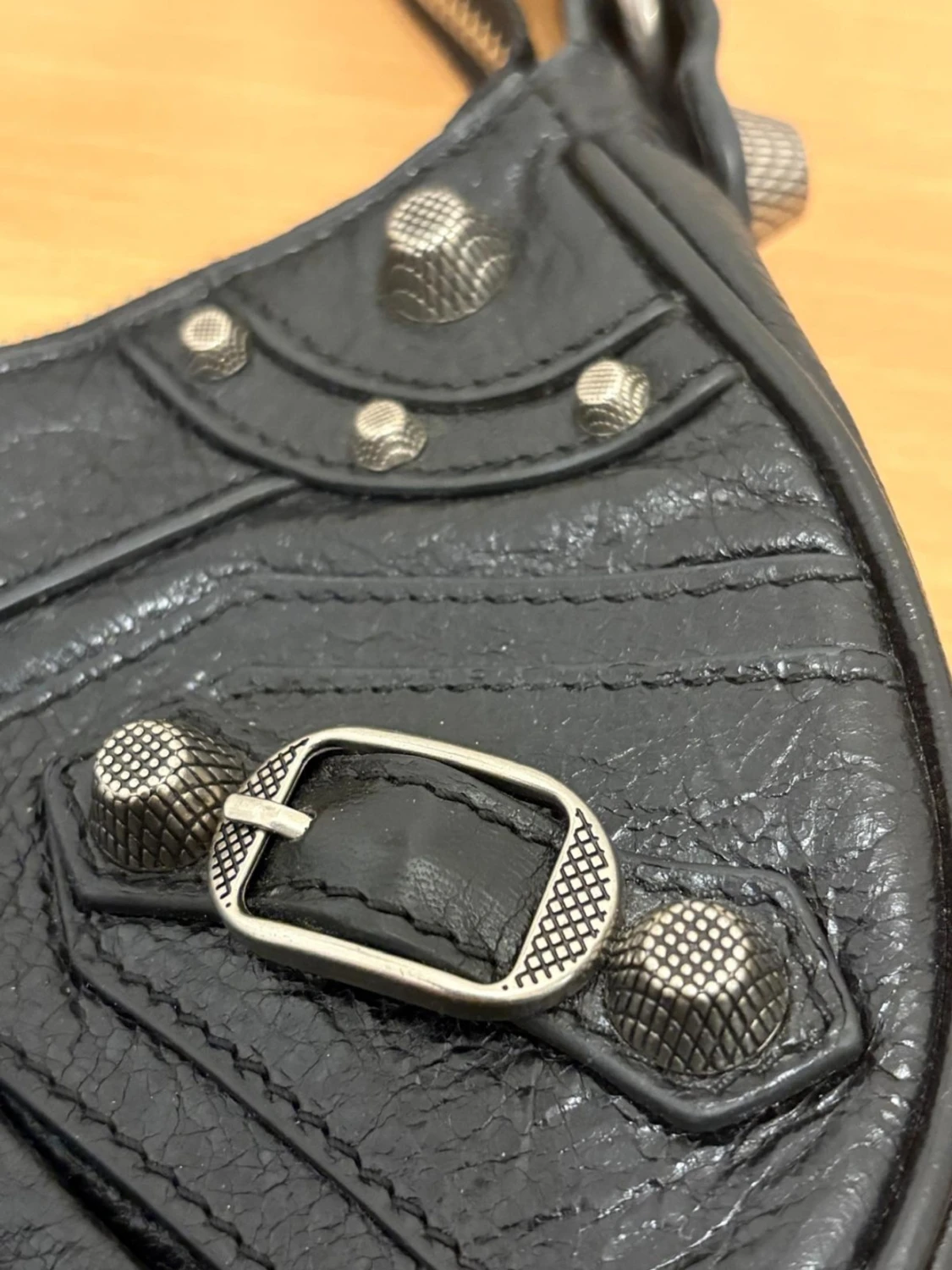 Balenciaga svart axelväska i skinn - 3