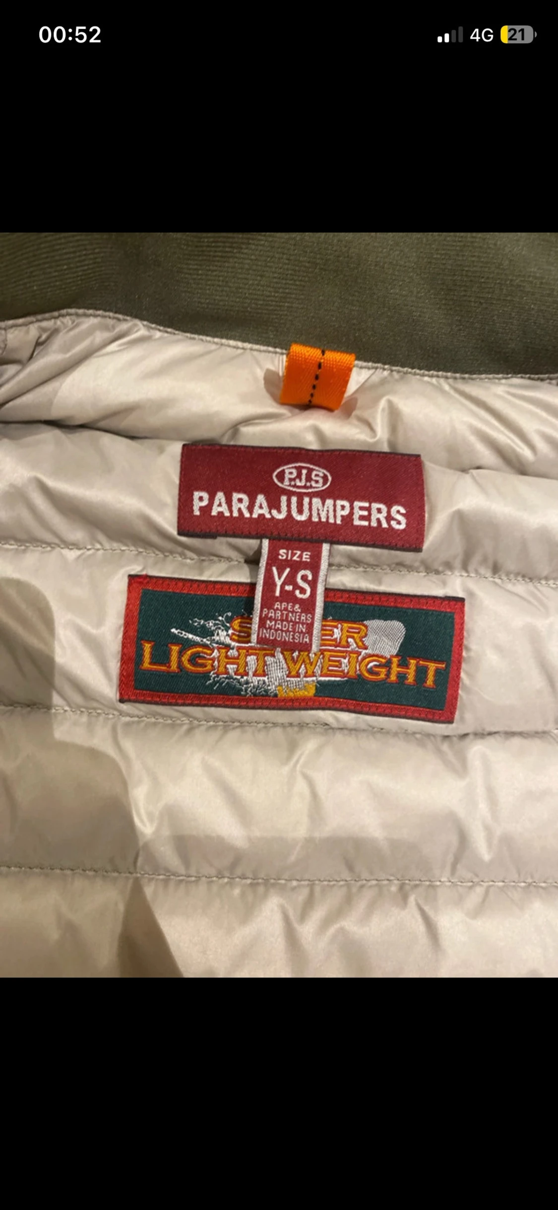 Grön dunjacka Parajumpers YS - 3