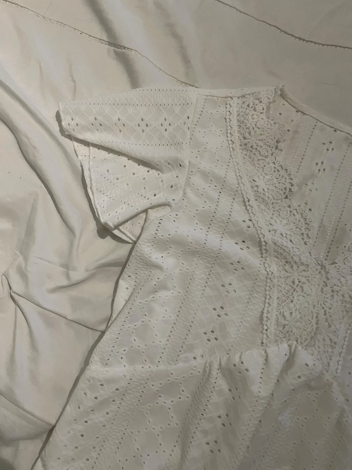 Jättefin spets blus från SHEIN - 1