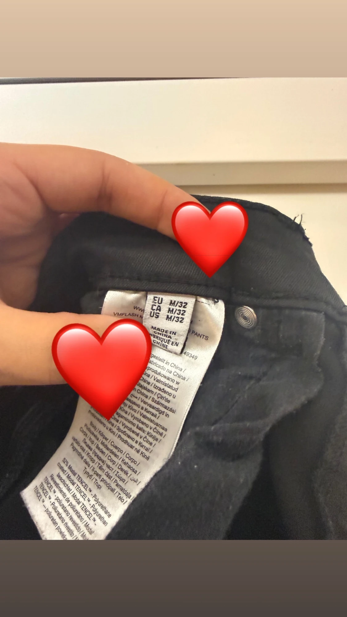 Svarta bootcut byxor M/32 - 2