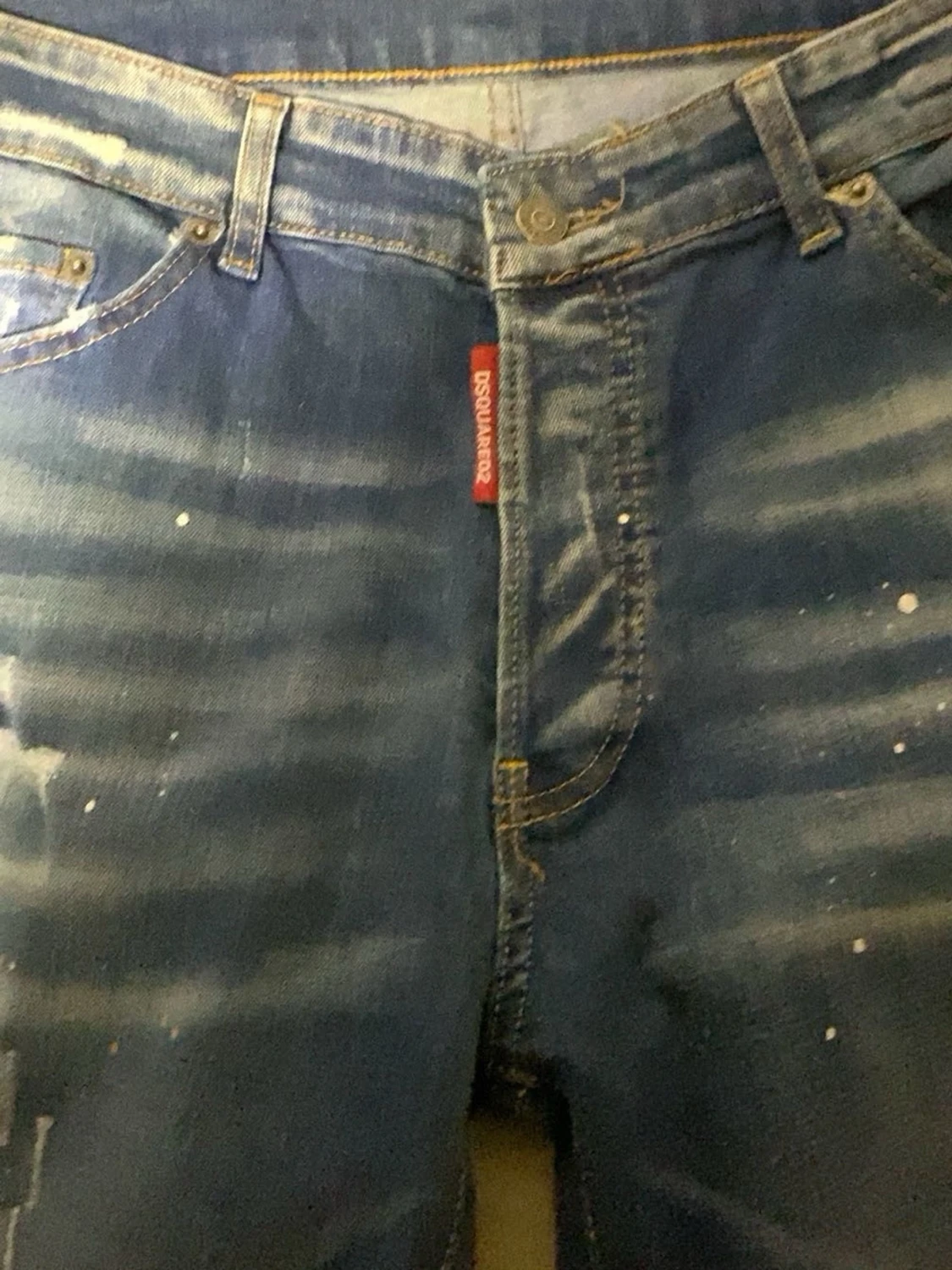 Blå Dsquared2 jeans med slitningar - 2