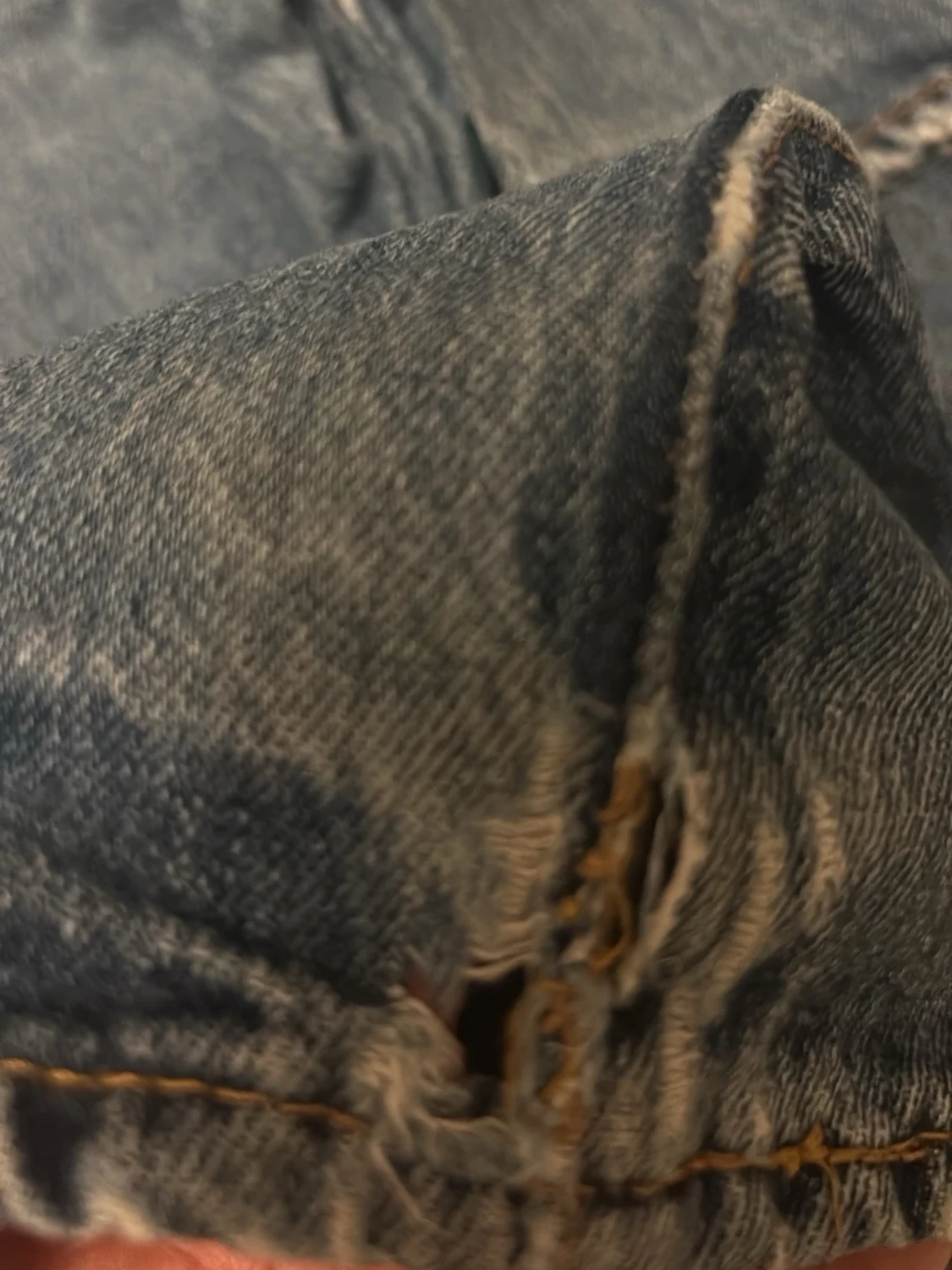 Levi's 501 raka jeans blå denim - 4