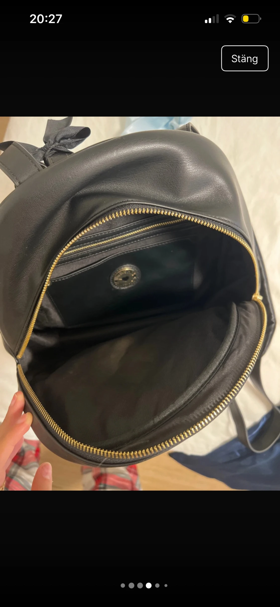 Svart quiltad ryggsäck Love Moschino - 3