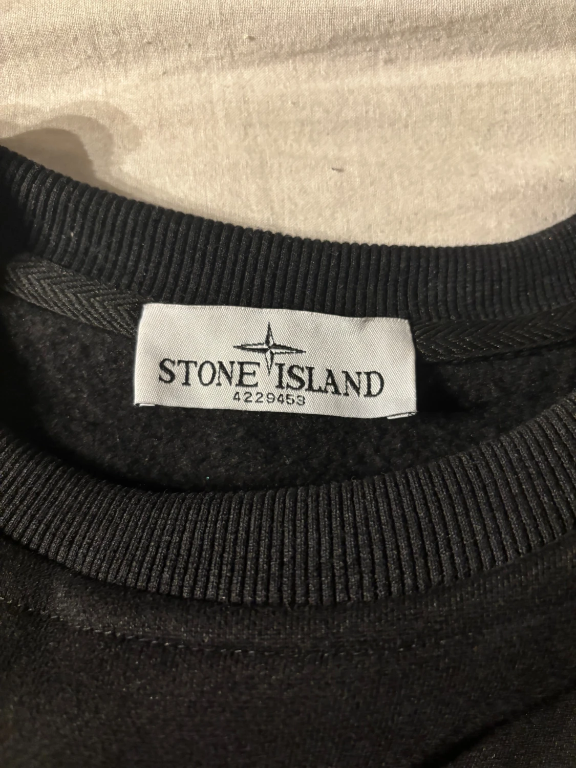 Svart Stone Island sweatshirt - 1
