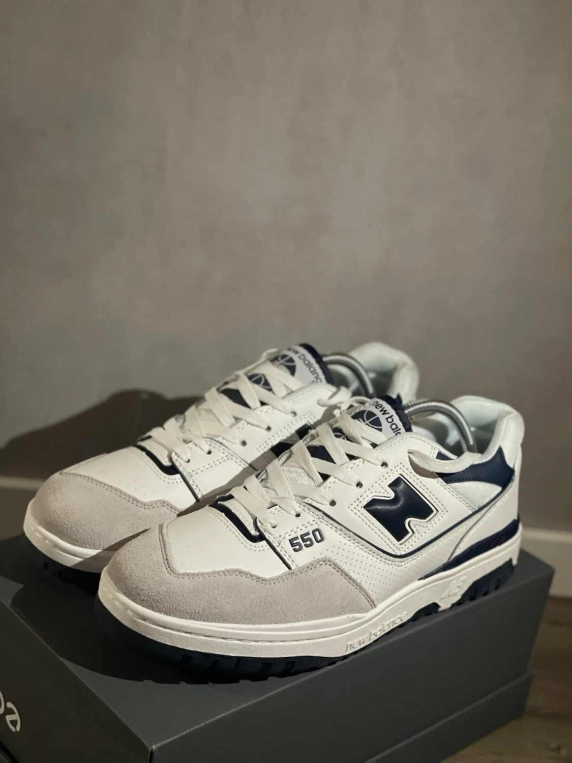 New Balance 550  marinblå  - 1