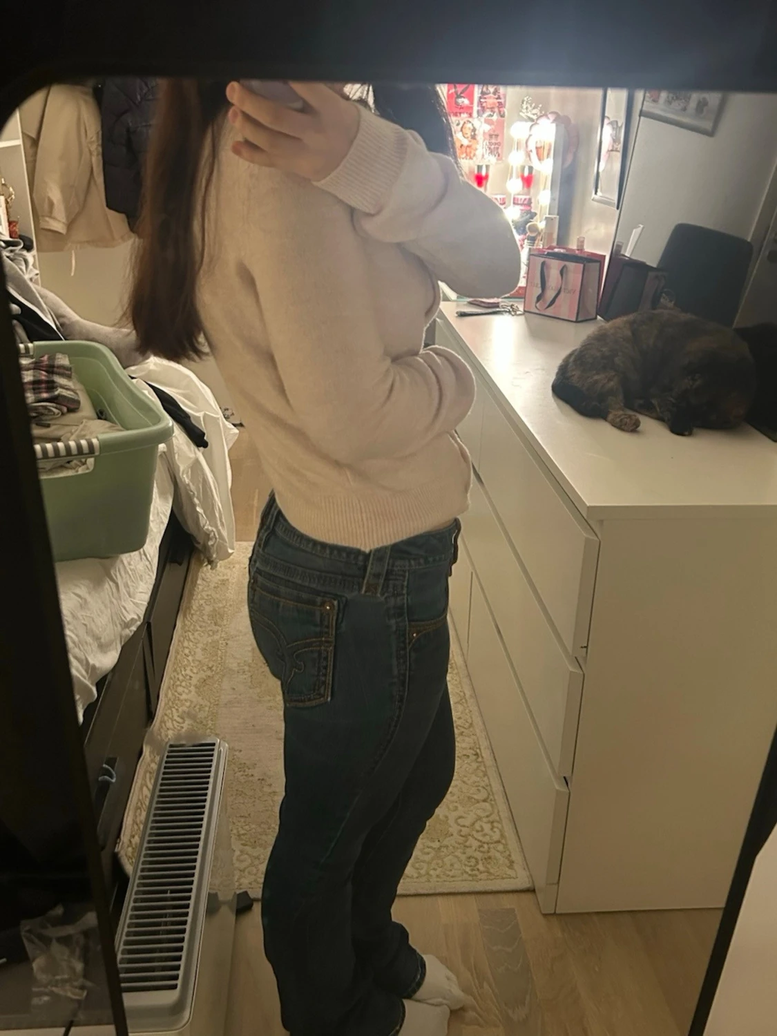 Ljusrosa kofta från H&M, S - 2