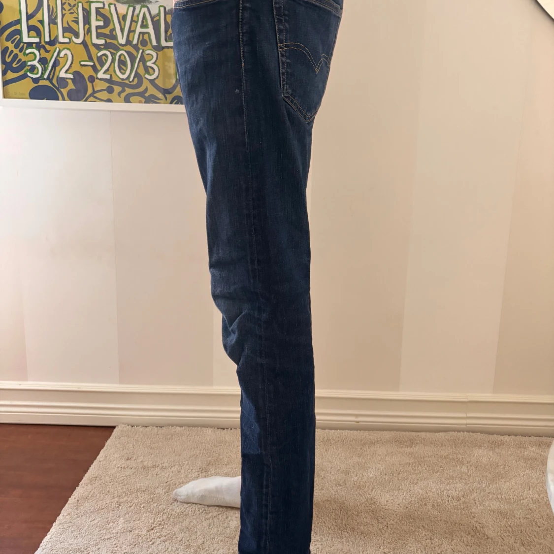 Levi's 512 blå jeans W33 L32
