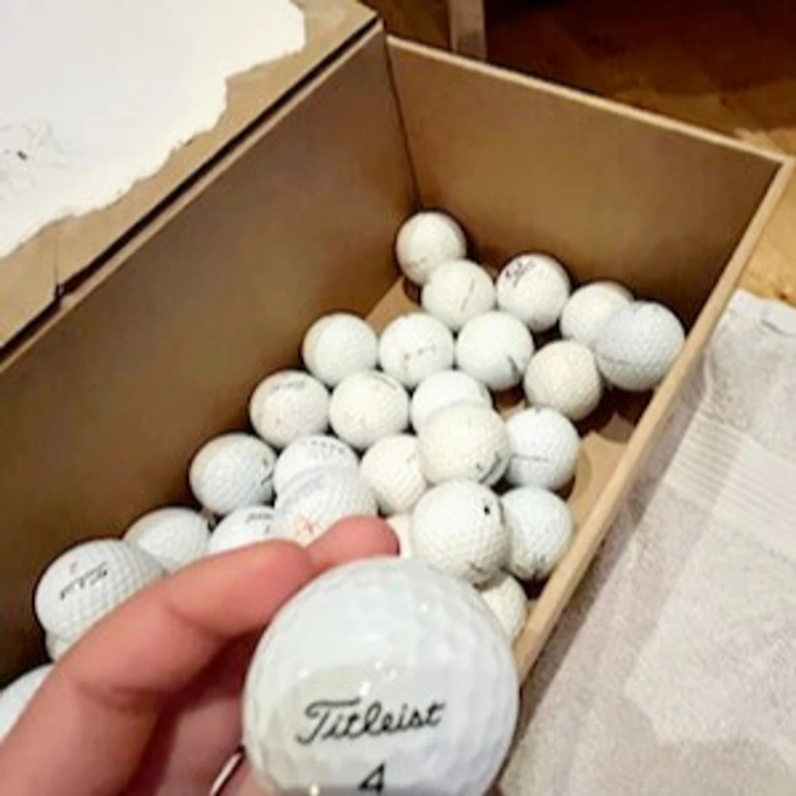 Begagnade golfbollar - blandade märken - 2