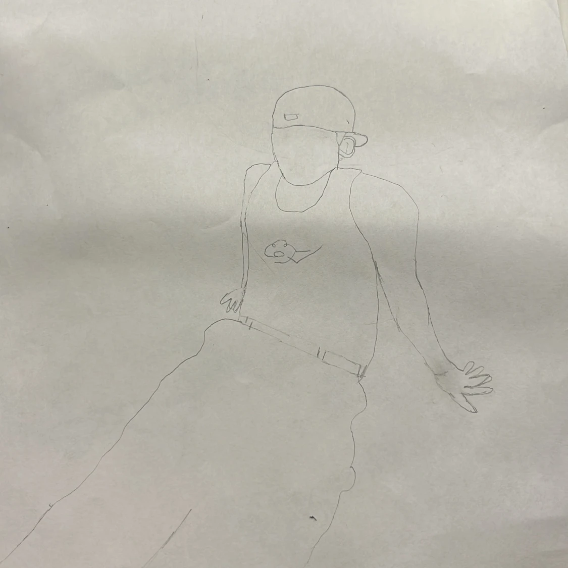 En målad bild på Martinus Gunnarsen