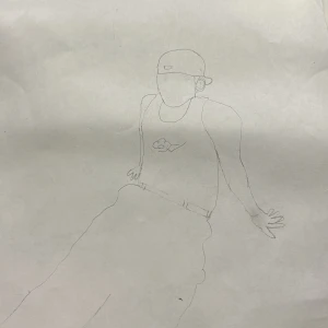 En målad bild på Martinus Gunnarsen - En målad bild av Martinus Gunnarsen, målad av mig! Perfekt för de som vill ha bilder på Martinus!🤍