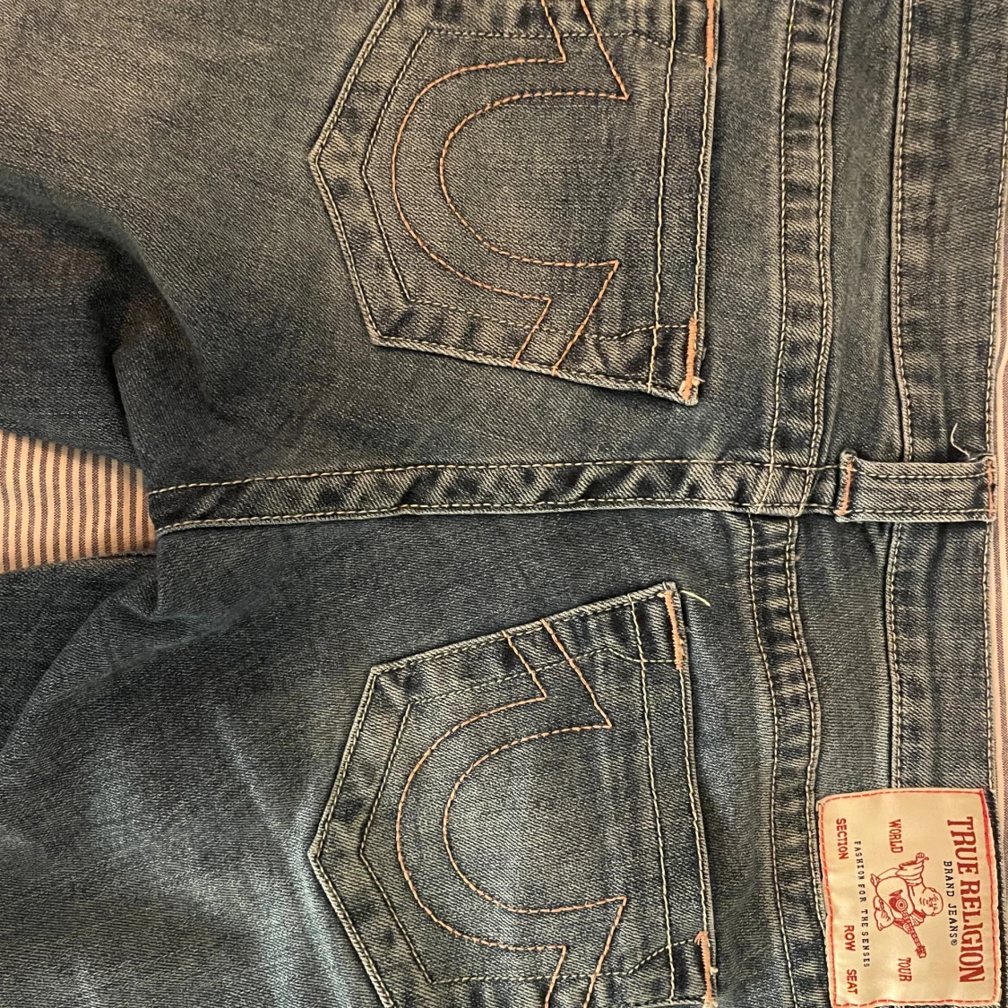 True Religion bootcut jeans blå, stl 28 - 3