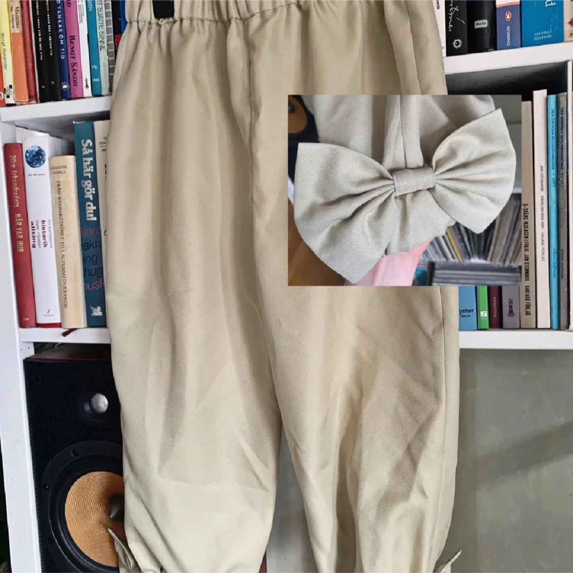 Lolita cosplay vit, brun & svart - 2