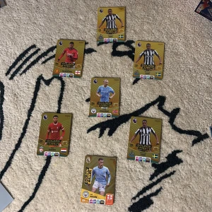 Golden Baller Premier League Samlarkort - Samling av exklusiva Golden Baller-kort från Premier League! Perfekt för unga fotbollsfans och samlare. Innehåller stjärnor som Haaland, Foden, Rashford, Gakpo och Isak. Snyggt guldtema och coola stats på varje kort.