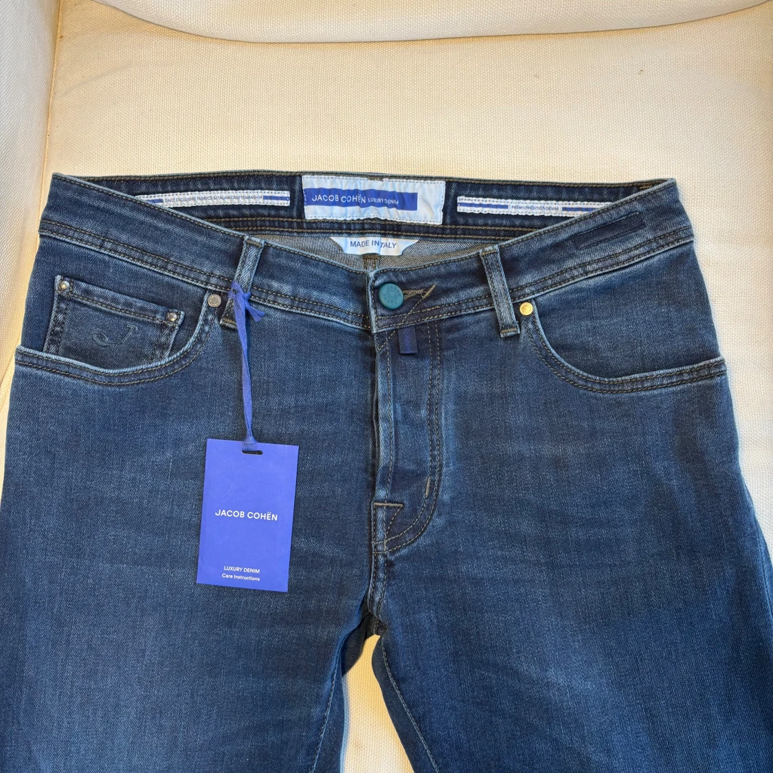 Jacob Cohën Nick jeans mörkblå helt nya - 1