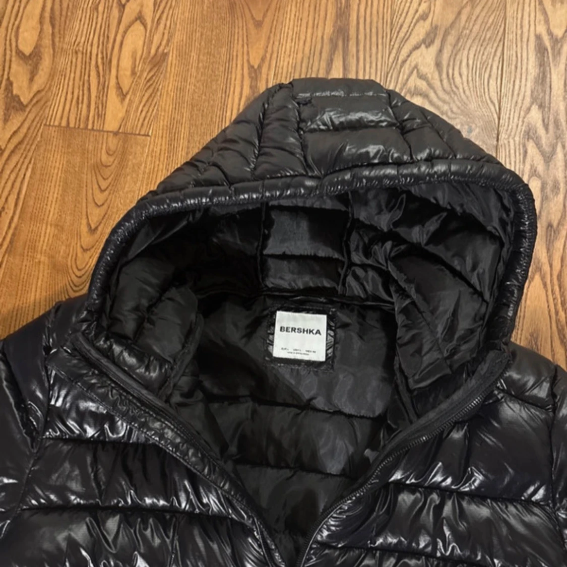 Svart pufferjacka från Bershka - 2