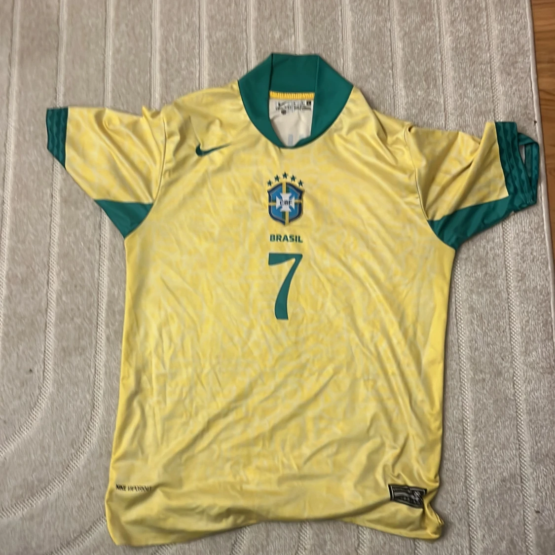 Brasilien Vini Jr. 7 Nike fotbollströja L