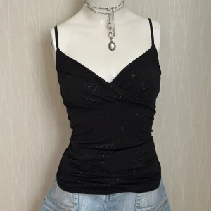 Sparkly wrap cami top  - S/xs