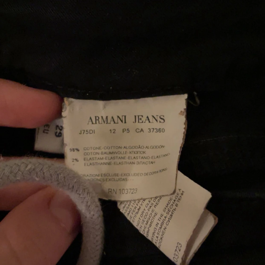 Svarta jeans från Armani Jeans - 2