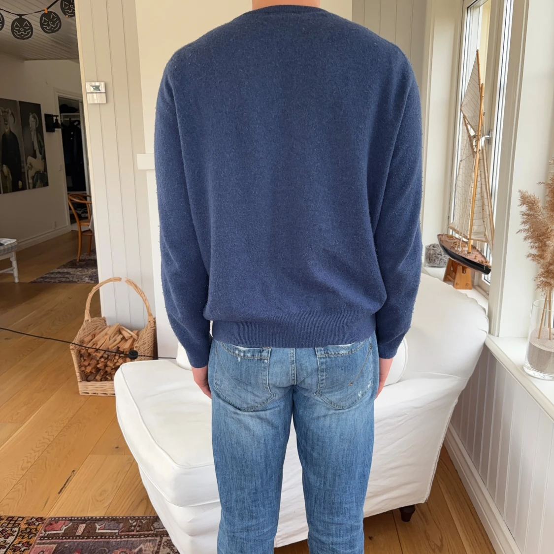 Blå stickad tröja Polo Ralph Lauren  - 1