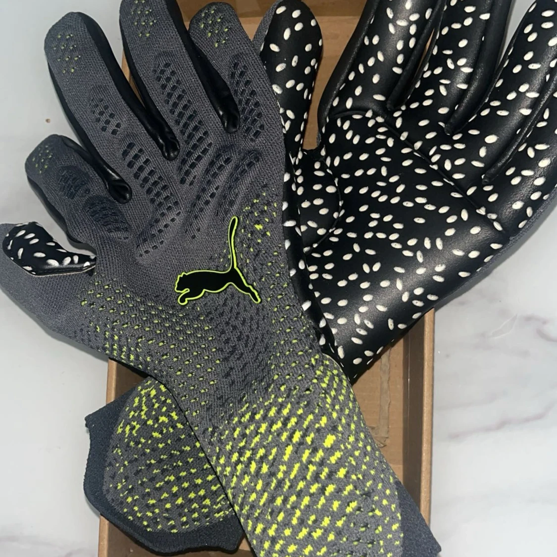 Puma målvaktshandskar svart/grå - 2
