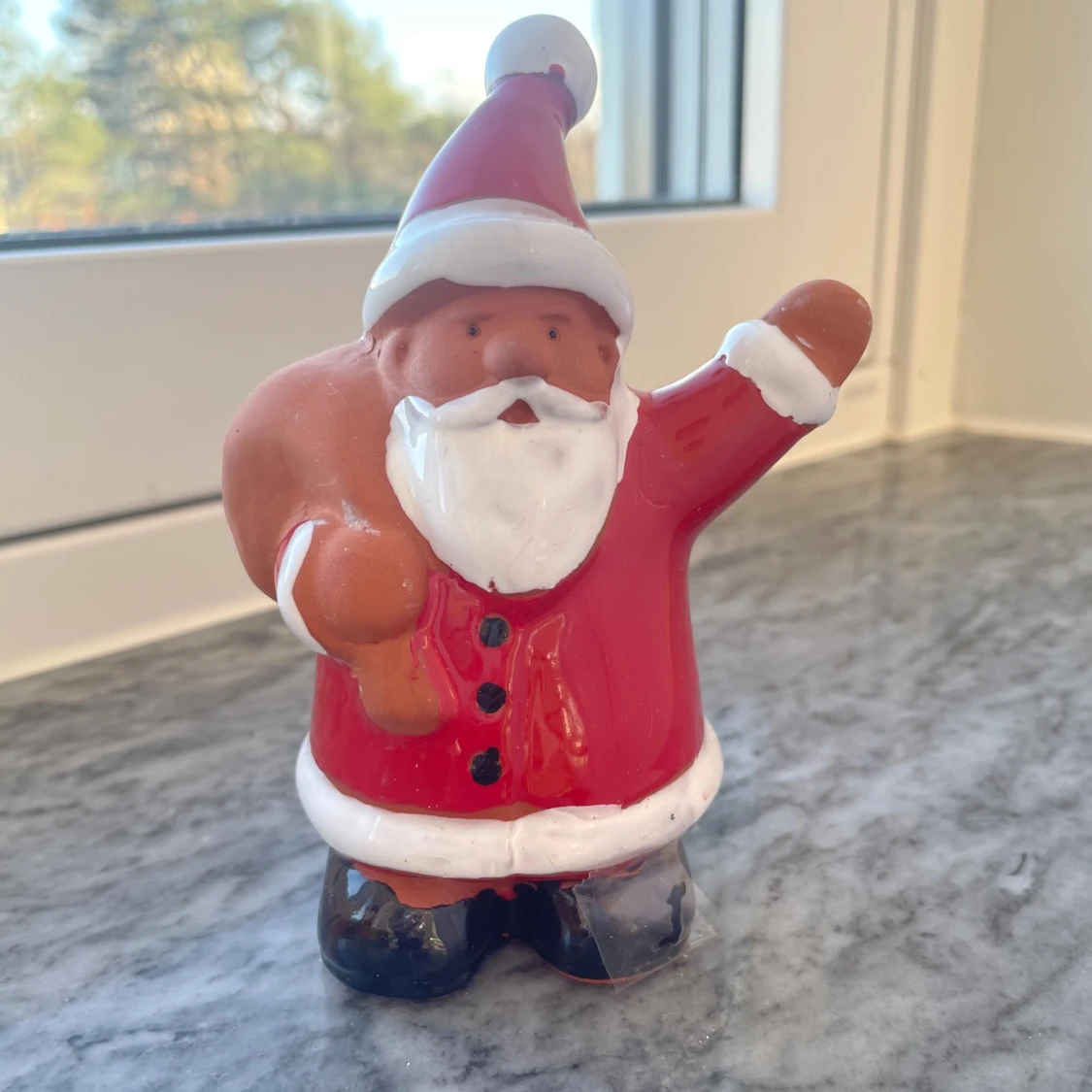 En dekorativ tomtefigur