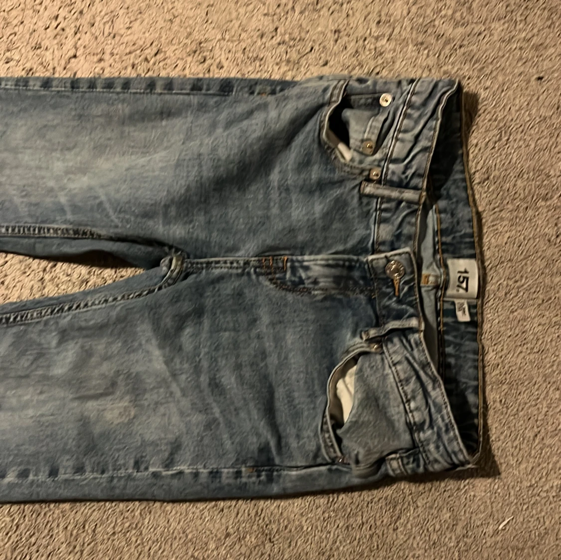 Blå jeans från 157, straight fit - 2