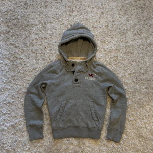 Grå hoodie/kofta från hollister - Riktigt fet o trendig hoodie/kofta från hollister. Plagget är i mycket bra skick utan defekter. Storlek M, tveka inte på o skriva vid fler frågor!