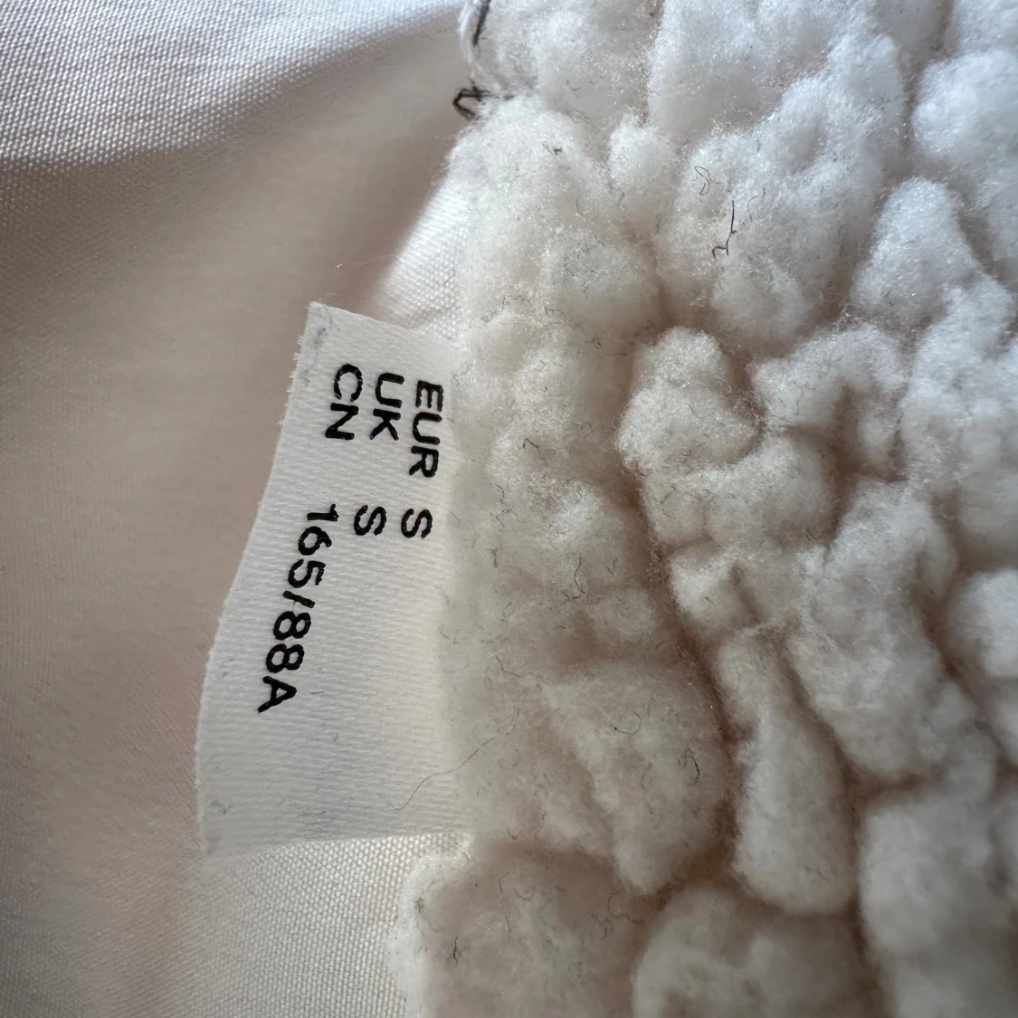 Beige teddyjacka  - 3