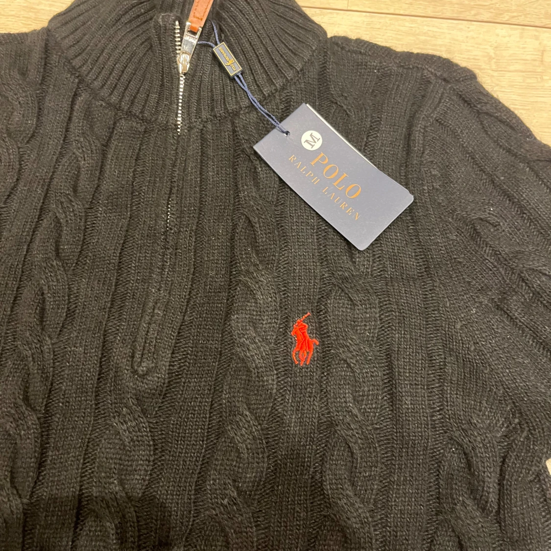 Svart stickad tröja Polo Ralph Lauren - 1