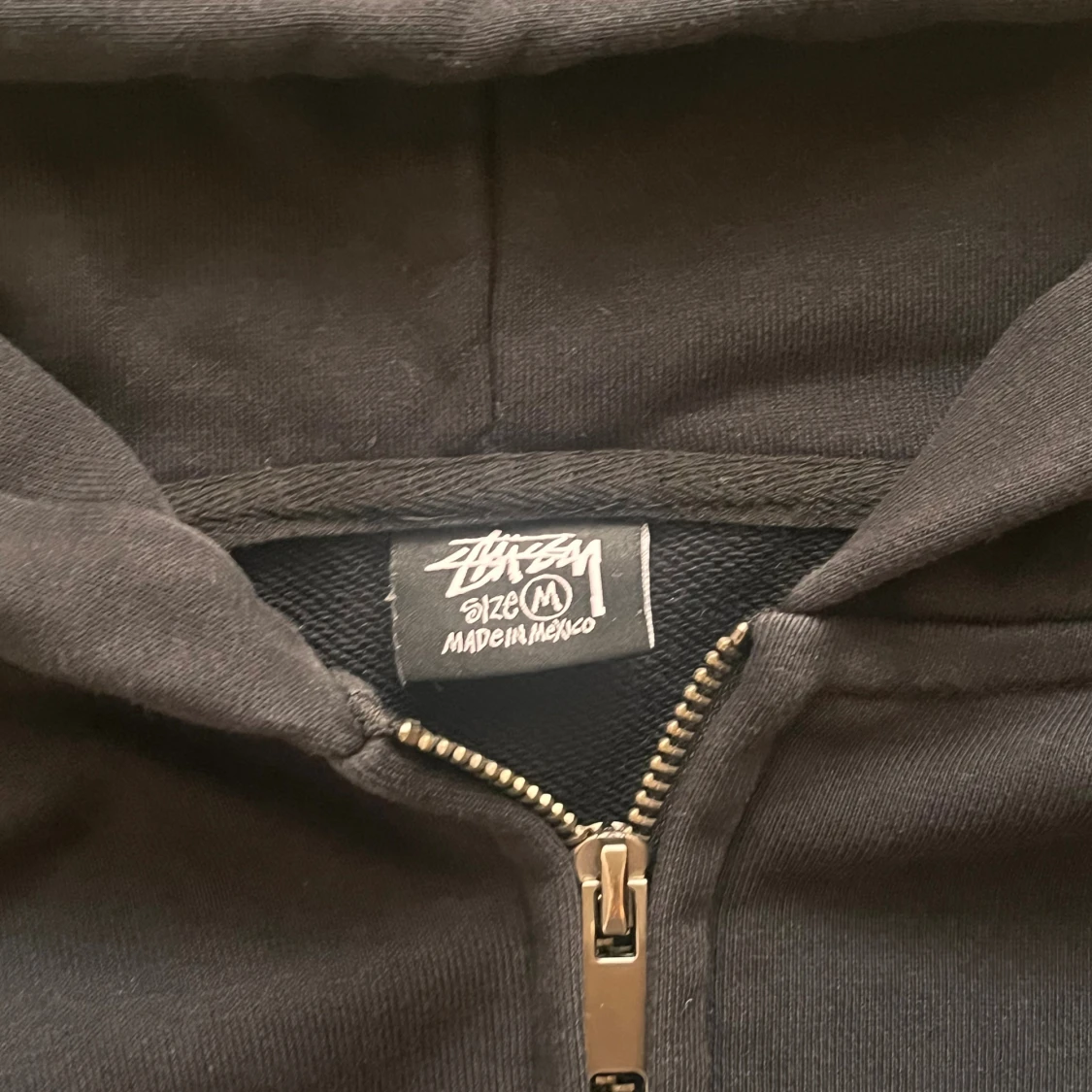 Svart Stüssy hoodie med tryck - 2