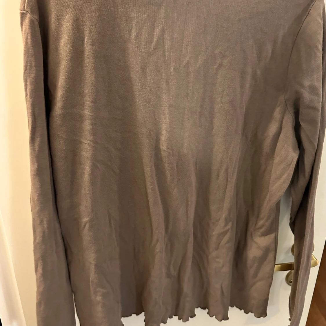 Beige kofta från RoseBud med volang strl: XL - 4