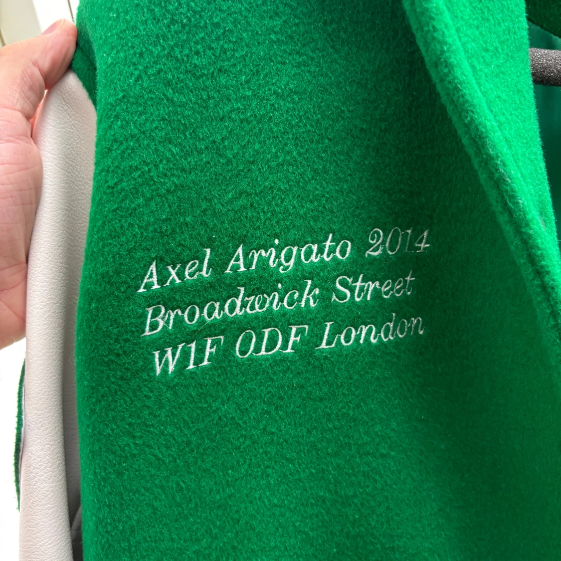 Grön varsity jacka Axel Arigato - 1