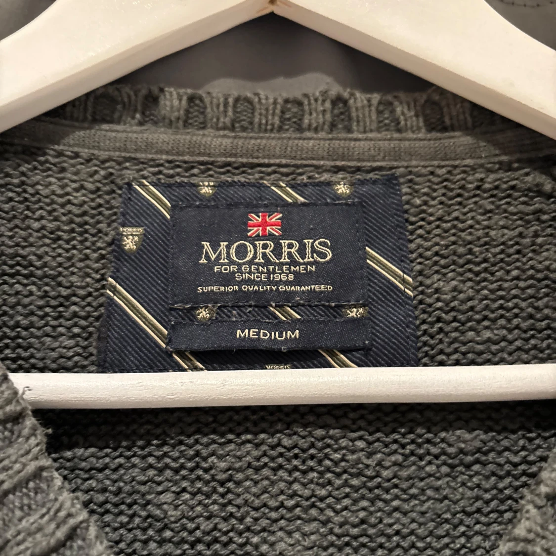 Grön stickad tröja från Morris - 1