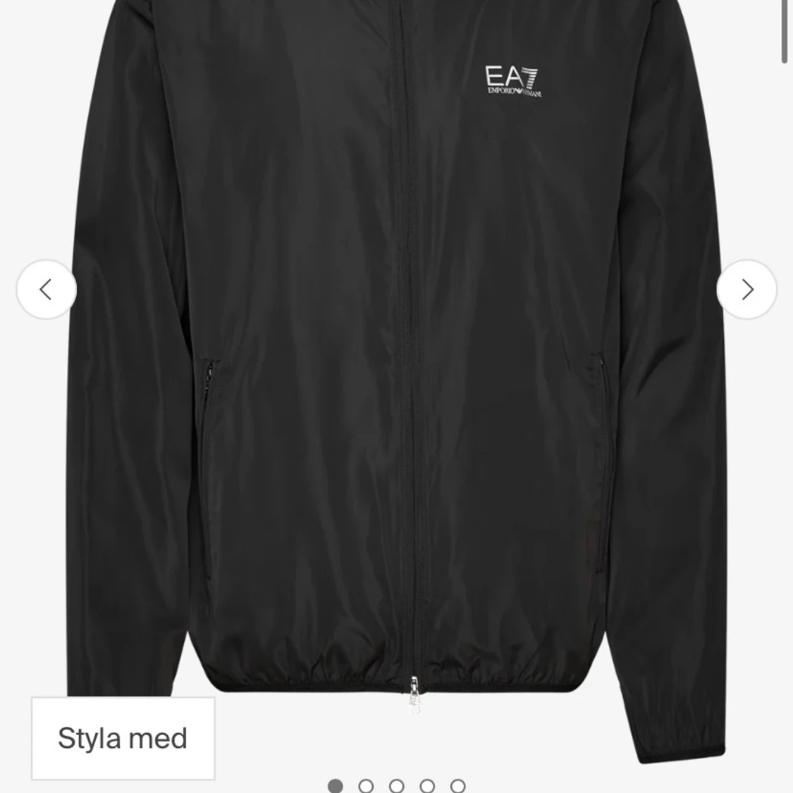 Svart vindjacka från EA7 Emporio Armani