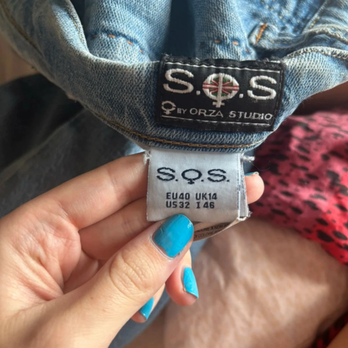 Ljusblå bootcut jeans från S.O.S - 3