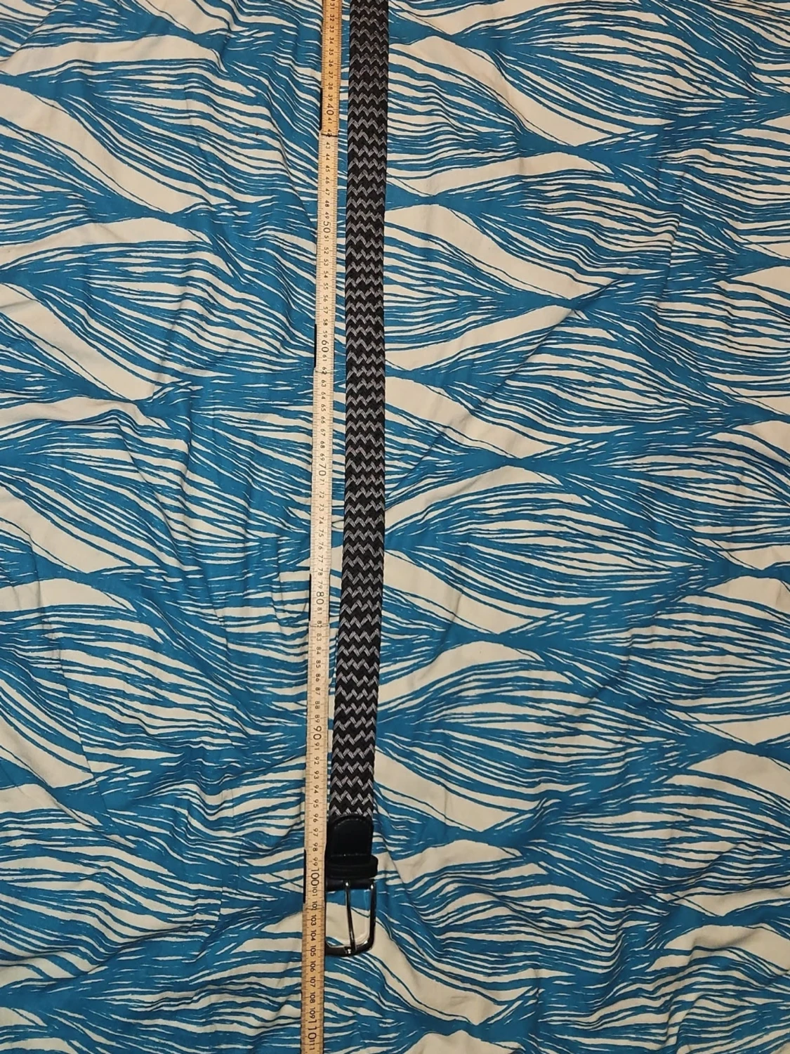 Gråsvart flätad bälte - 4