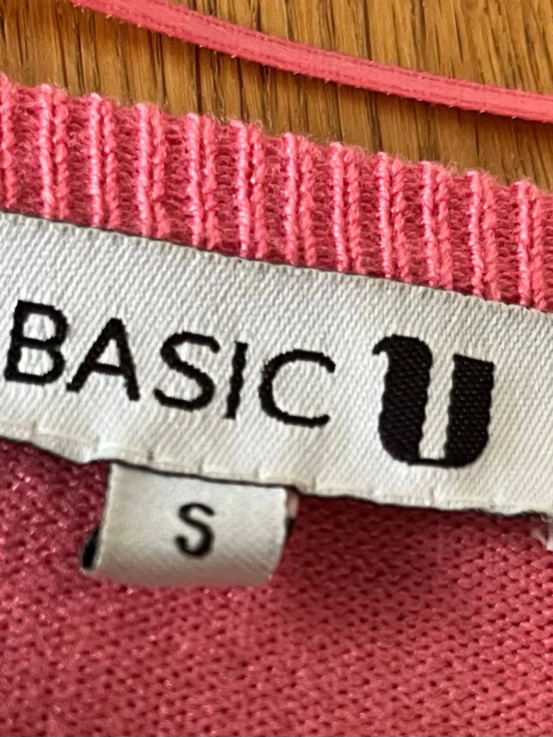 Rosa kofta från BASIC U, storlek S - 1