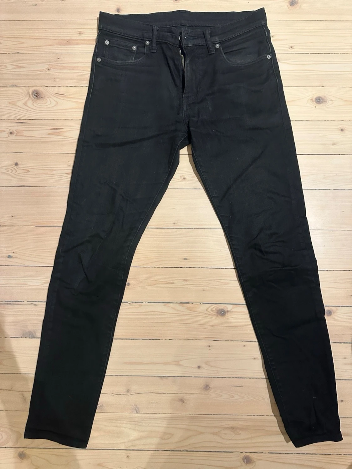 Levi's 512 svarta skinny jeans
