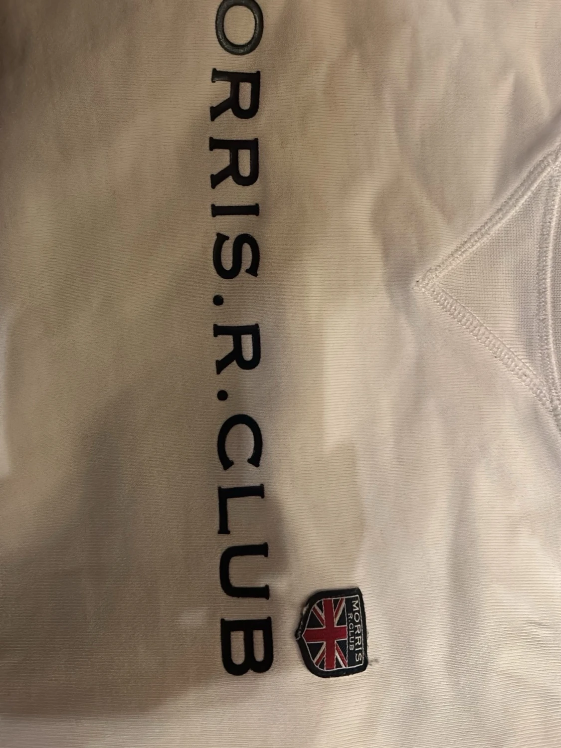 Vit sweatshirt från Morris R Club - 2