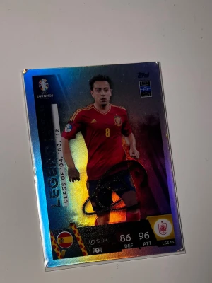 Xavi match attax euro 2024 - Bilderna visar ett samlarkort från Topps Match Attax UEFA Euro 2024.
