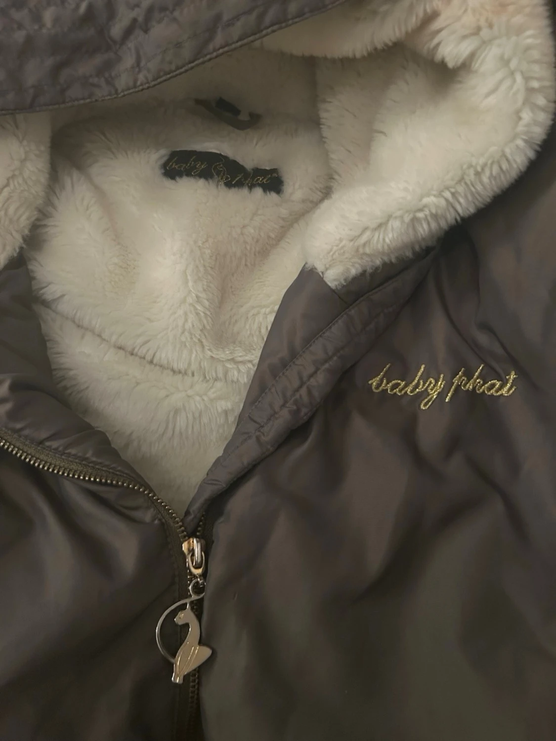 !!RESERVERAD!!! Brun pufferjacka från Baby Phat - 3