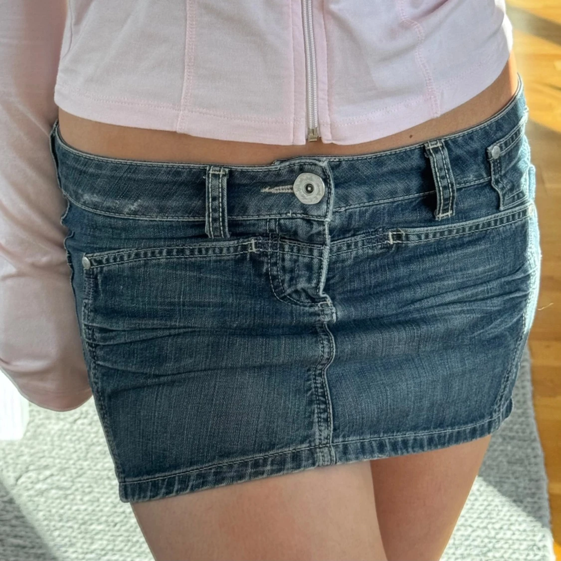 Jeanskjol med dragkedjor!!